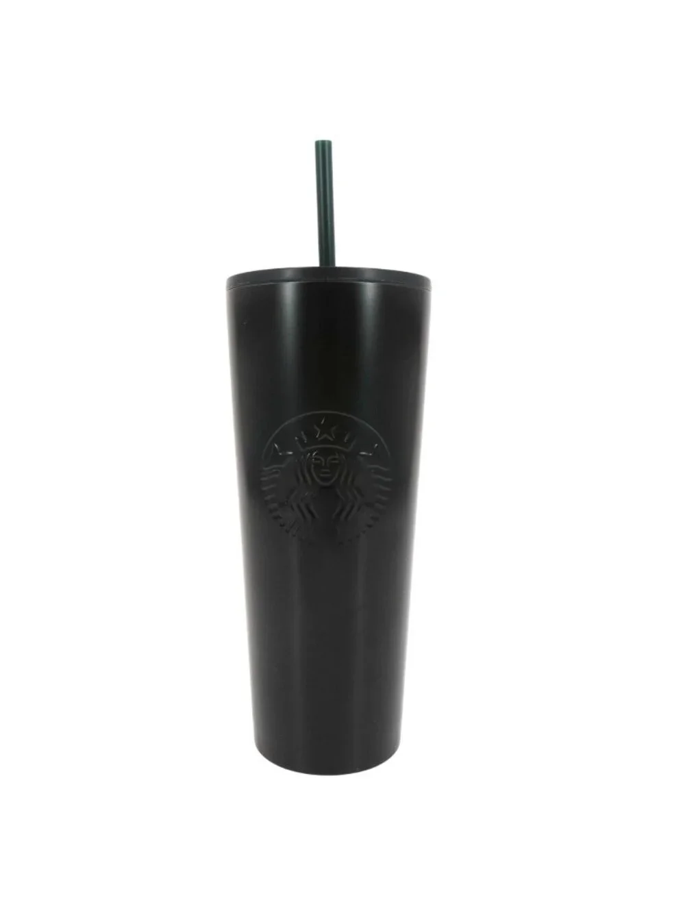 Starbucks Holiday 2020 Dark Green Black Gradient Metal Tumbler 24 OZ NEW
